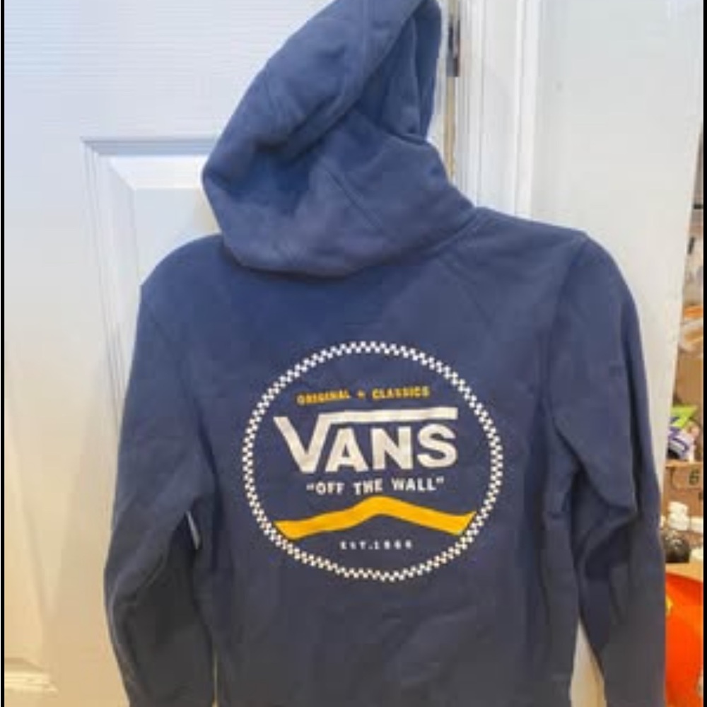 VANS Boy’s  Sweatshirt with Hoodie, pullover . Size: Youth medium